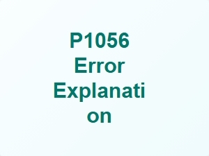 P1056 Error Explanation and Meaning